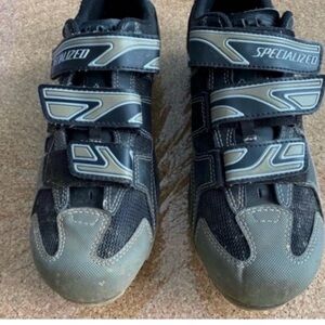 Specialized Black and Gray Cycling Footwear